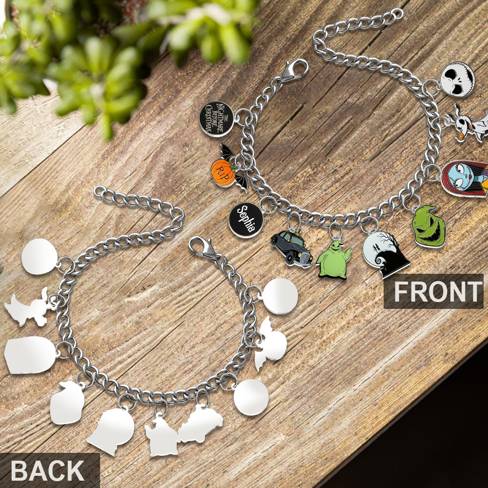 Nightmare On The Wrist - Personalized Nightmare Bracelet With Charms