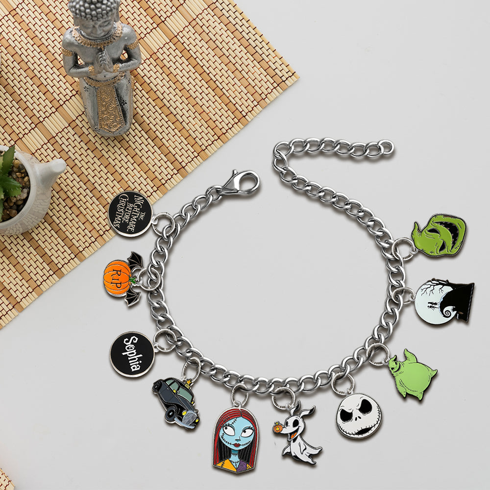 Nightmare On The Wrist - Personalized Nightmare Bracelet With Charms