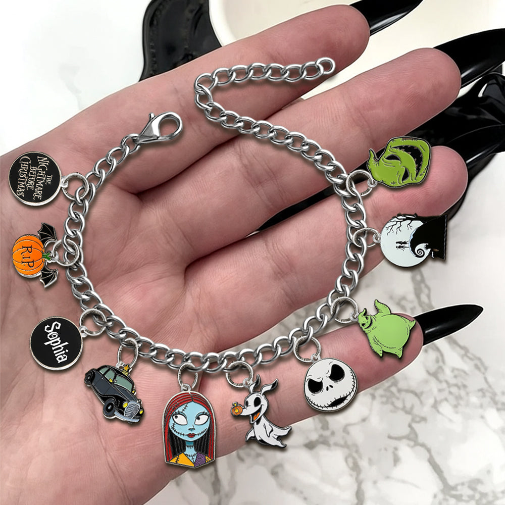 Nightmare On The Wrist - Personalized Nightmare Bracelet With Charms