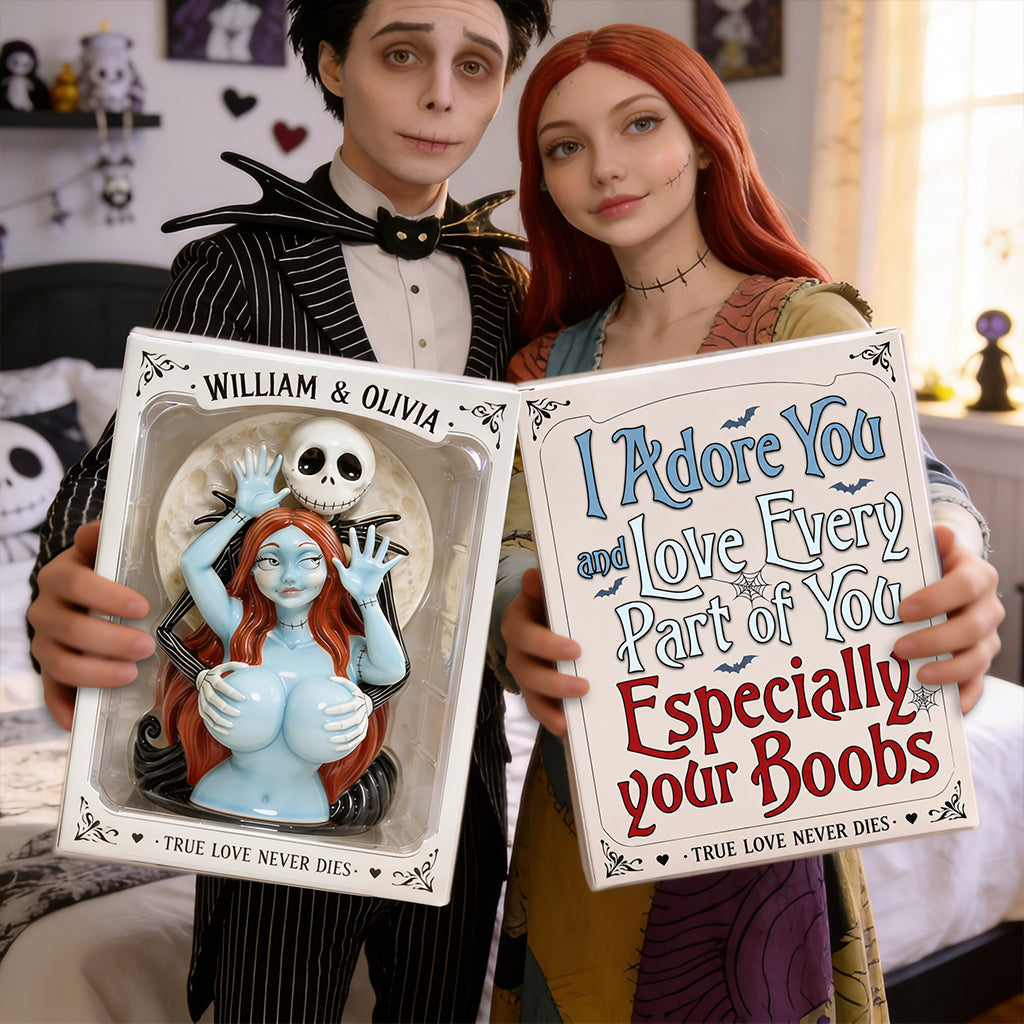 Naughty Spooky Couple - Personalized Nightmare 2-Side Printed Acrylic Plaque
