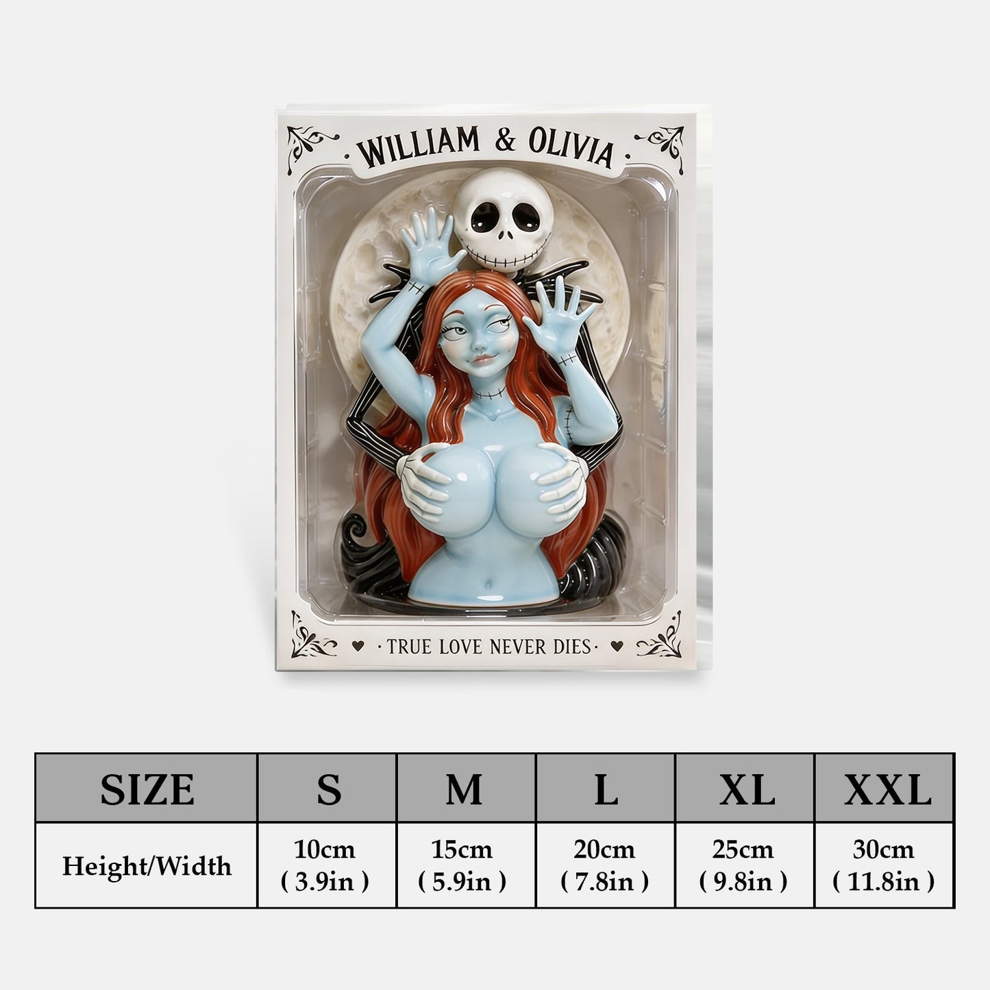 Naughty Spooky Couple - Personalized Nightmare 2-Side Printed Acrylic Plaque