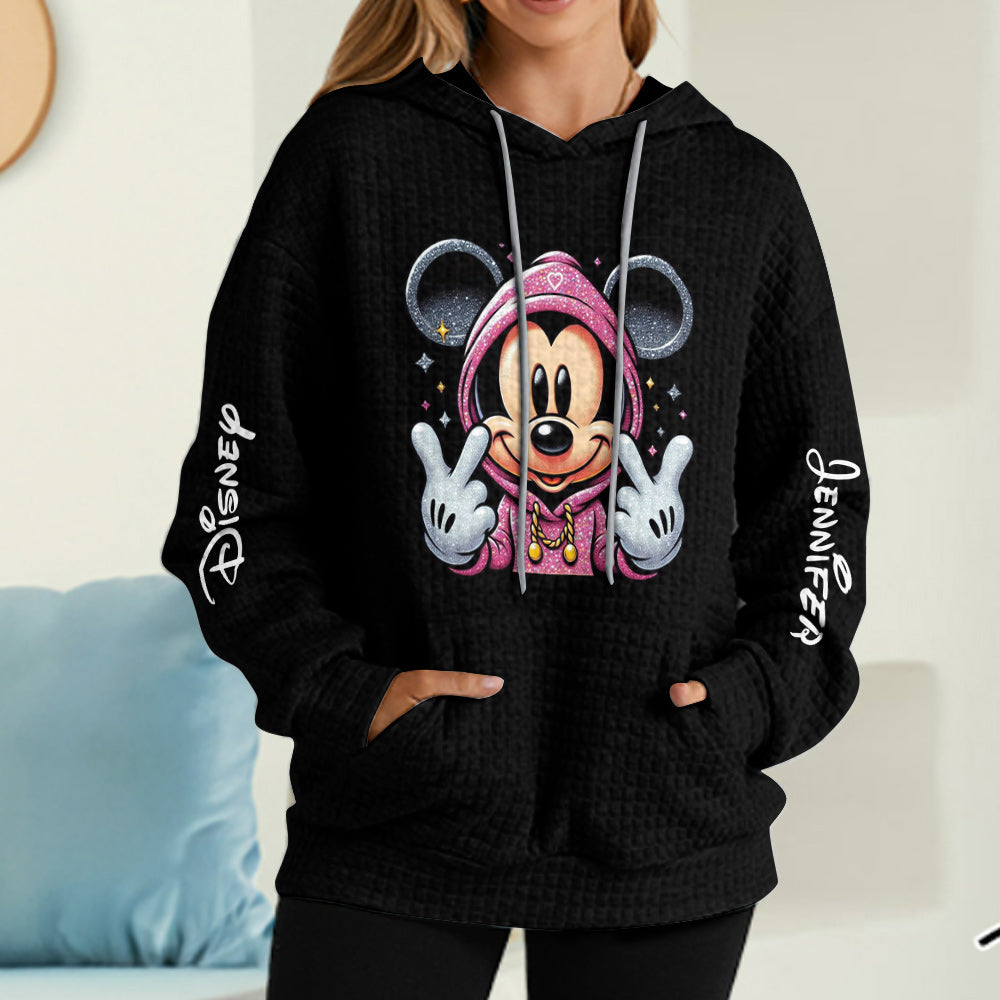 Magical Day - Personalized Mouse Waffle Hoodie