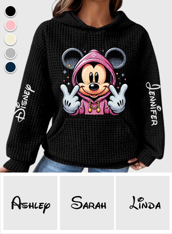 Magical Day - Personalized Mouse Waffle Hoodie