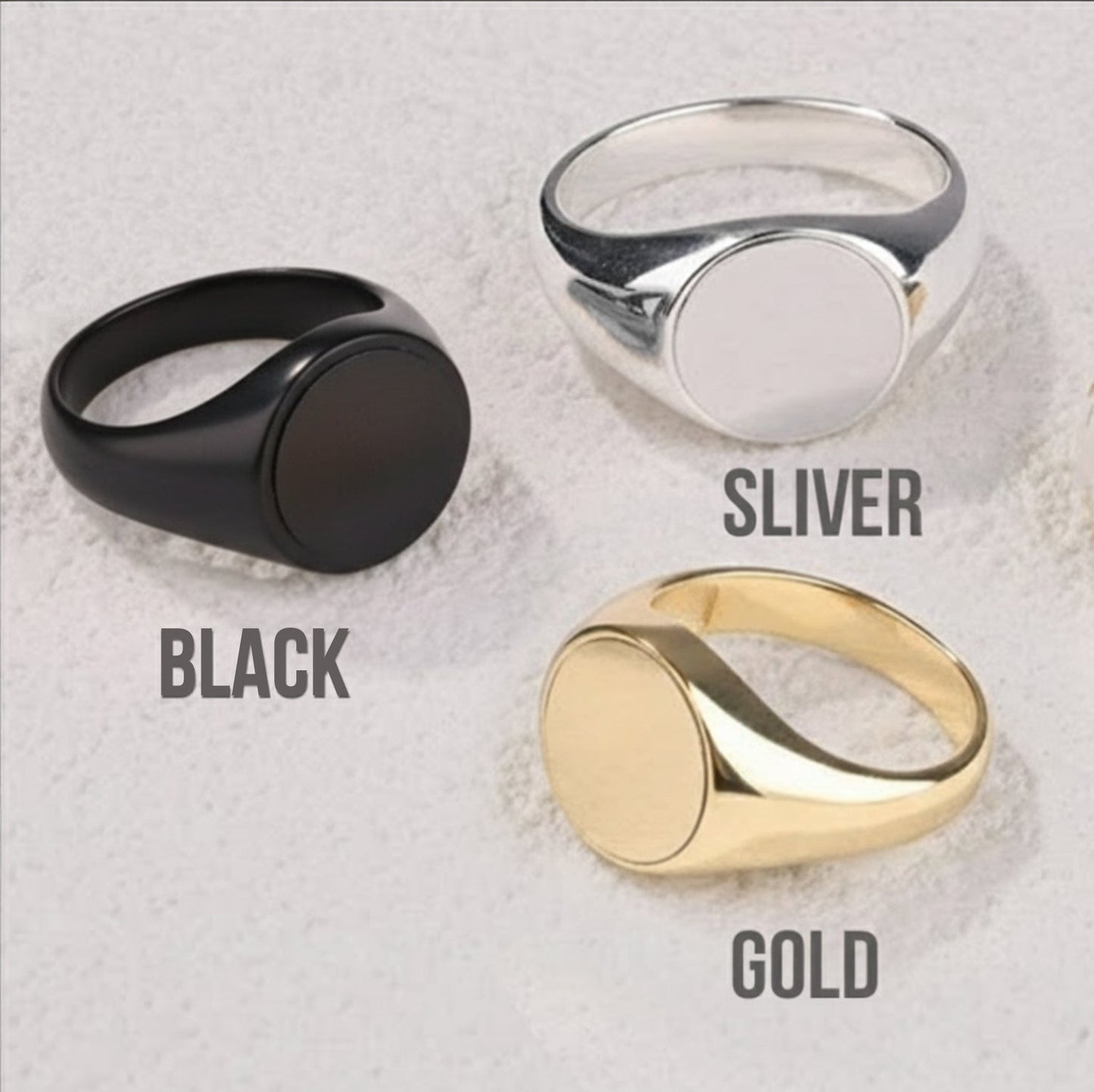 Join The Dark Side - Personalized The Force Signet Ring