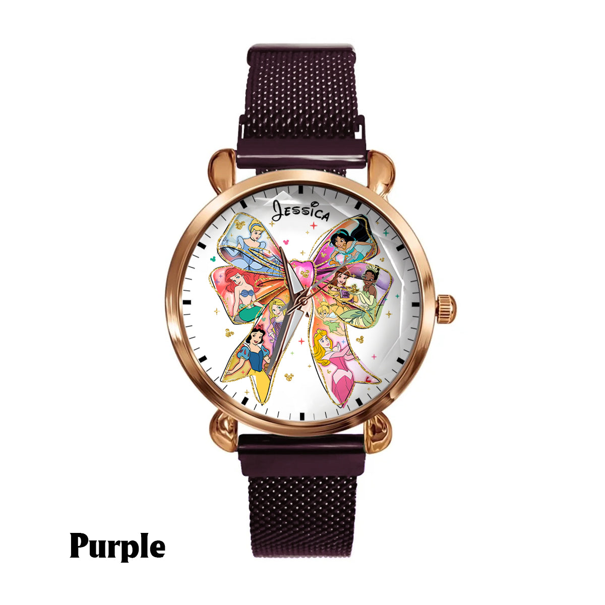 Magical Princesses - Personalized Mouse Women Hand Watch