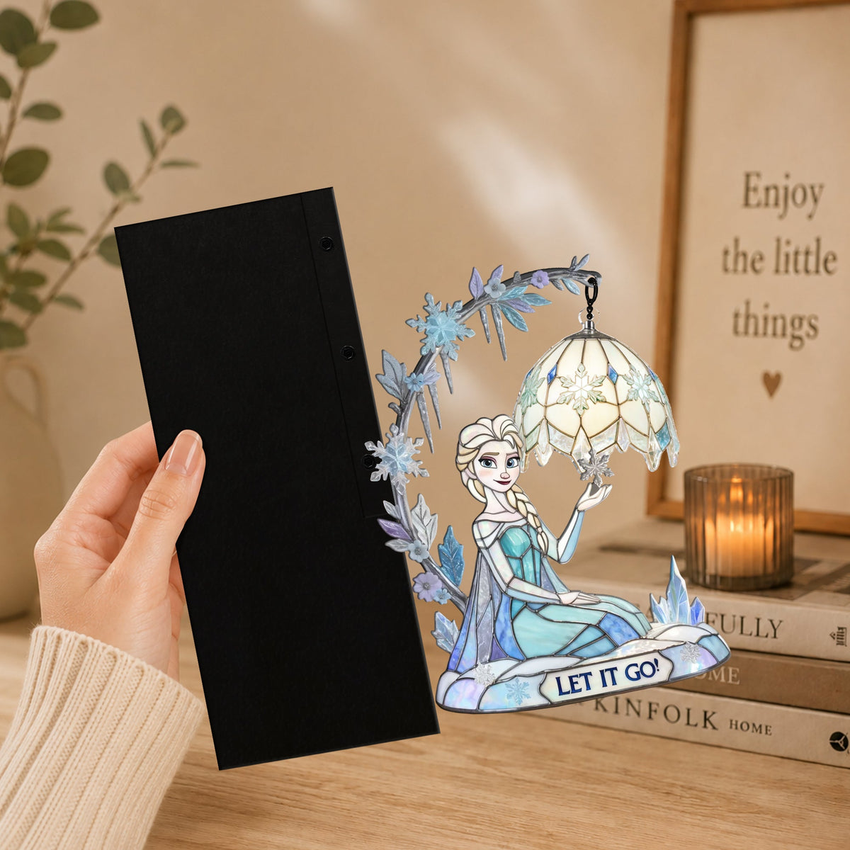 Once Upon A Dream - Personalized Beautiful Princess Bookshelf Lamp