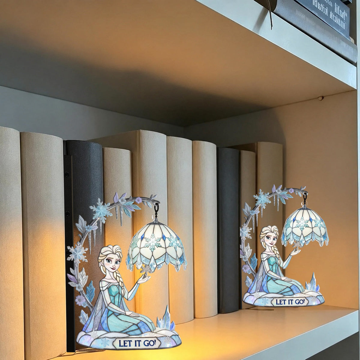 Once Upon A Dream - Personalized Beautiful Princess Bookshelf Lamp