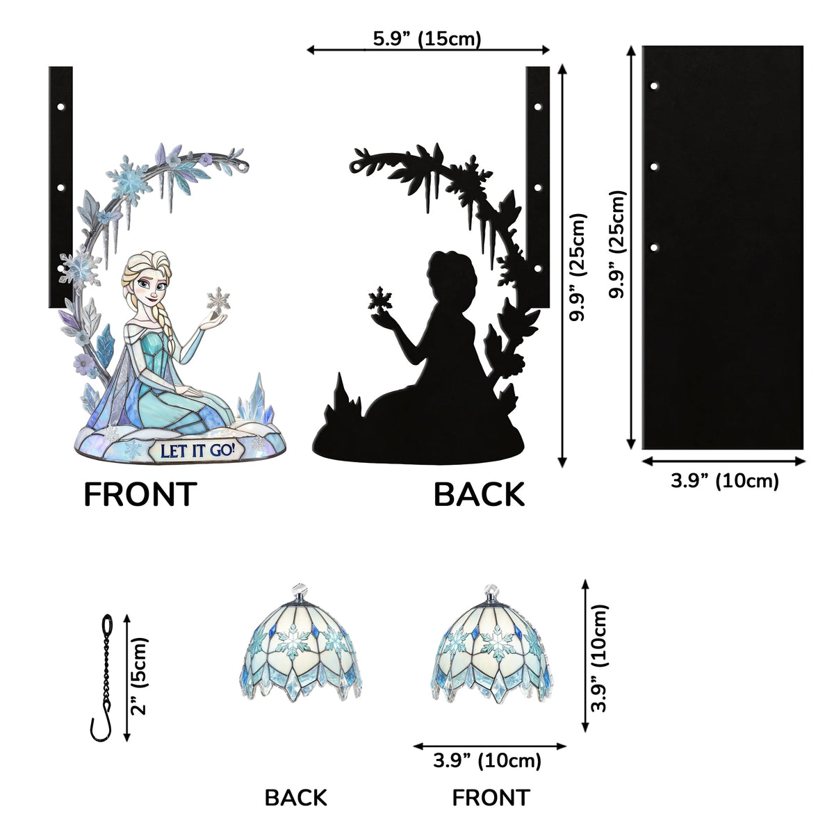 Once Upon A Dream - Personalized Beautiful Princess Bookshelf Lamp