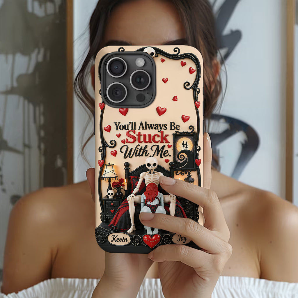 Naughty Nightmare - Personalized Nightmare Tumbler With Phone Case