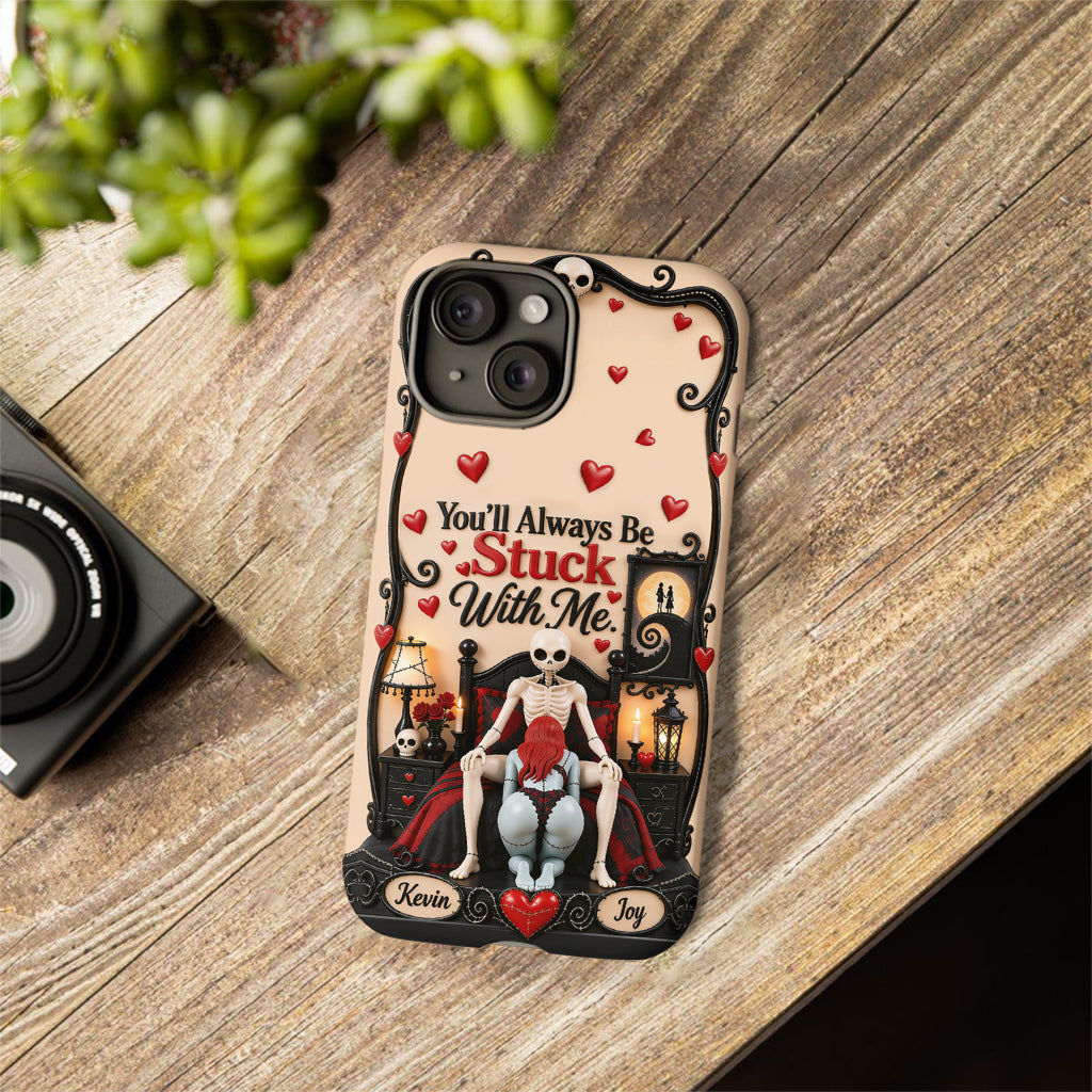 Naughty Nightmare - Personalized Nightmare Tumbler With Phone Case