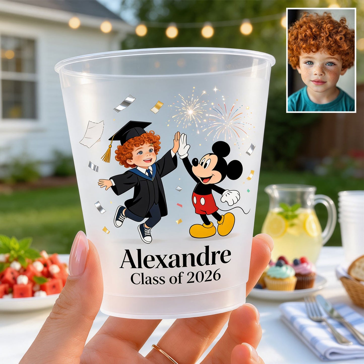 Cheers to the Next Chapter - Personalized Graduation Frosted Cup