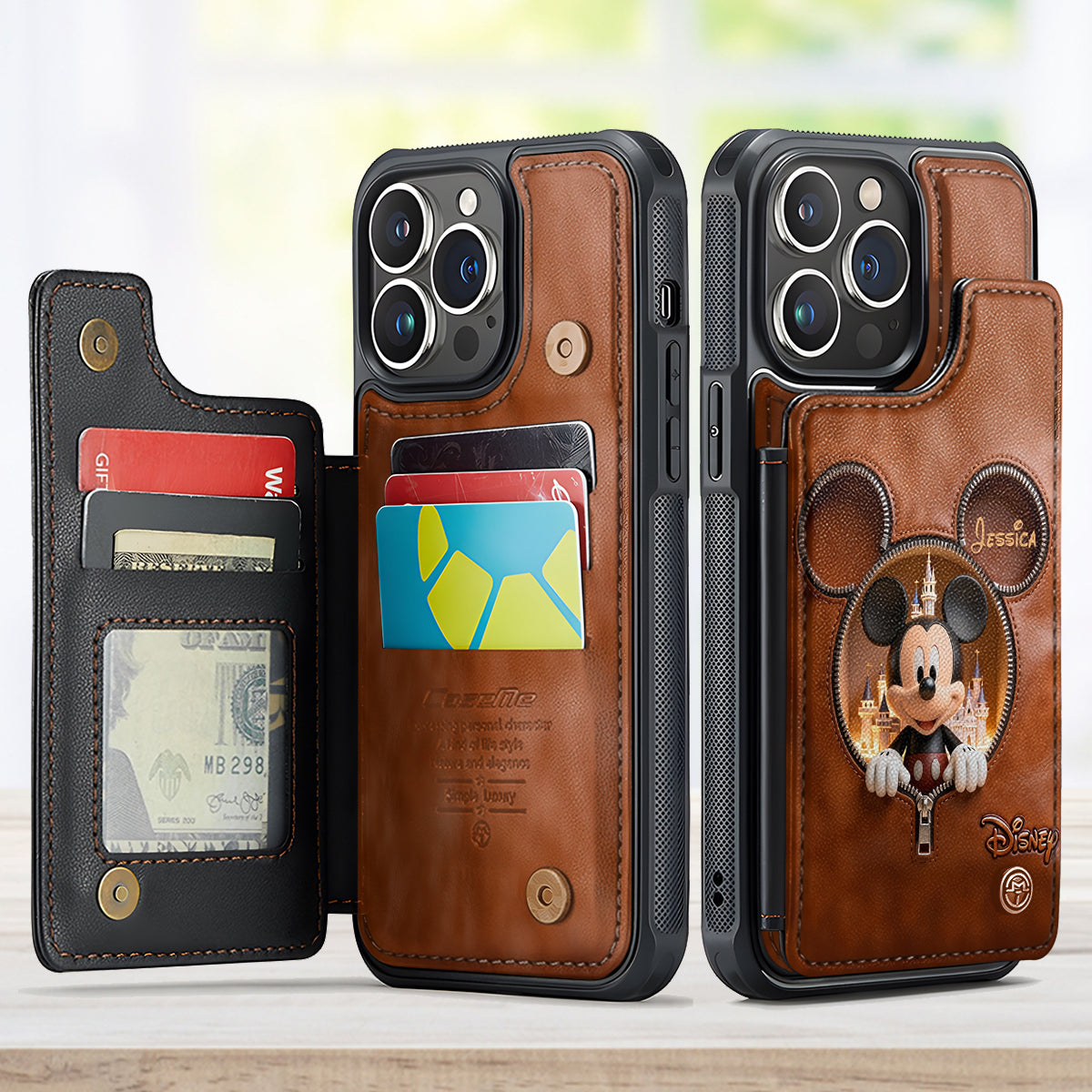 Magical Moments - Personalized Mouse Fully Printed Wallet Phone Case