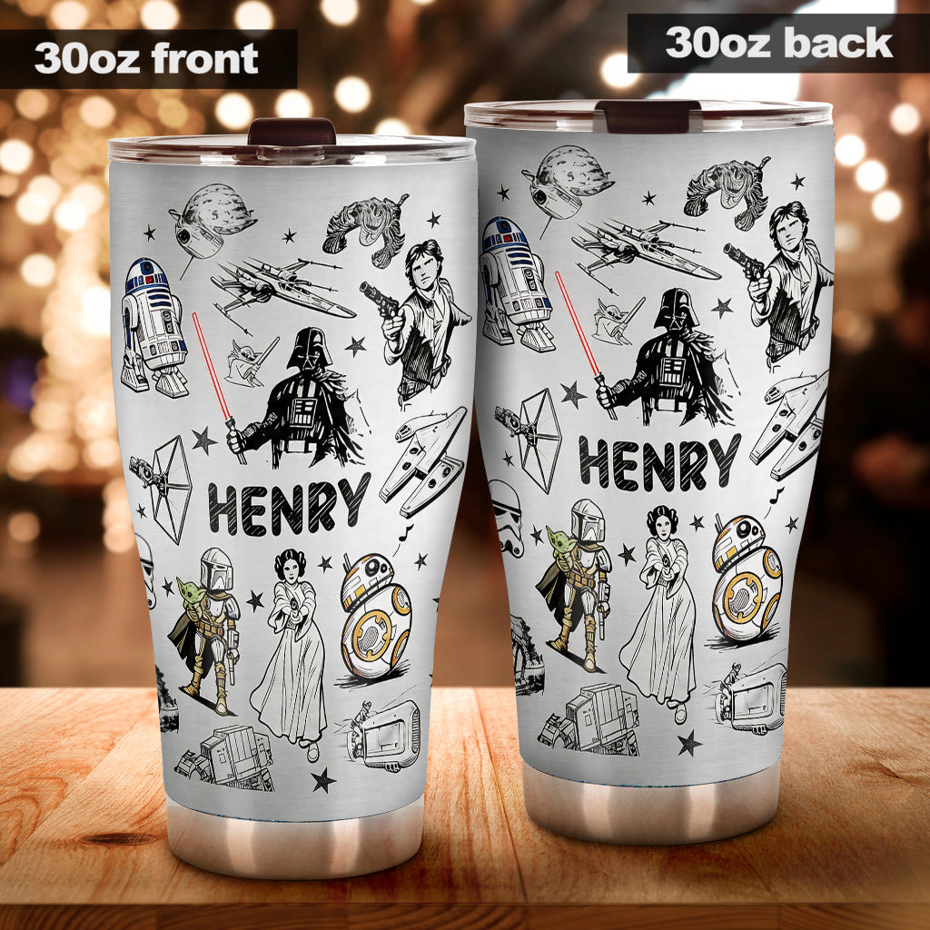 May The Force Be With You - Personalized The Force Tumbler