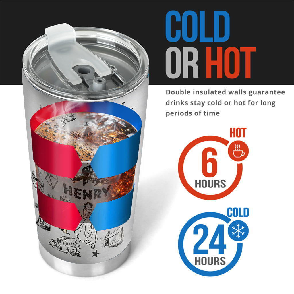 May The Force Be With You - Personalized The Force Tumbler
