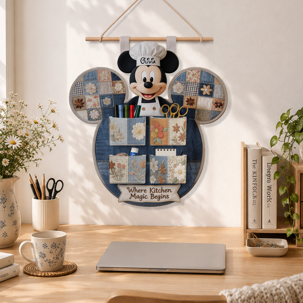 Magical Mouse Ears Hanging Storage - Personalized Mouse Hanging Organizer