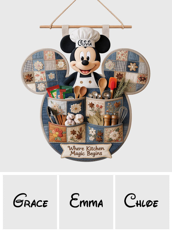 Magical Mouse Ears Hanging Storage - Personalized Mouse Hanging Organizer