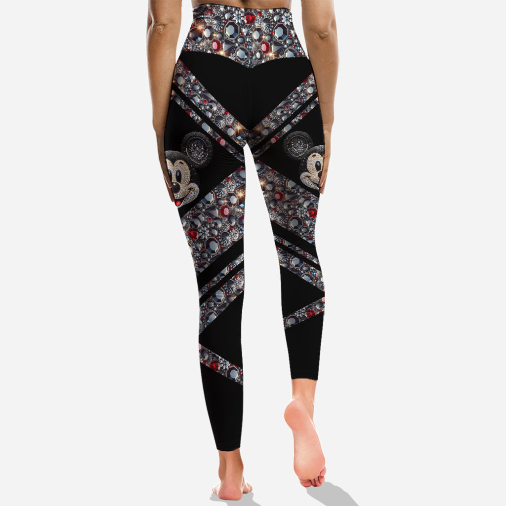 Magical Moment - Personalized Mouse Hollow Tank Top and Leggings