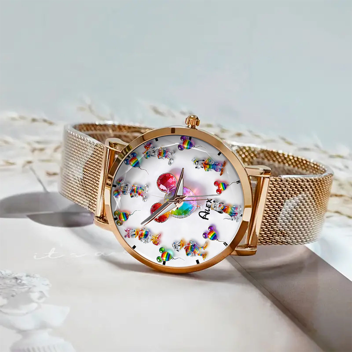 Love Is Love Pride - Personalized LGBT Support Women Hand Watch