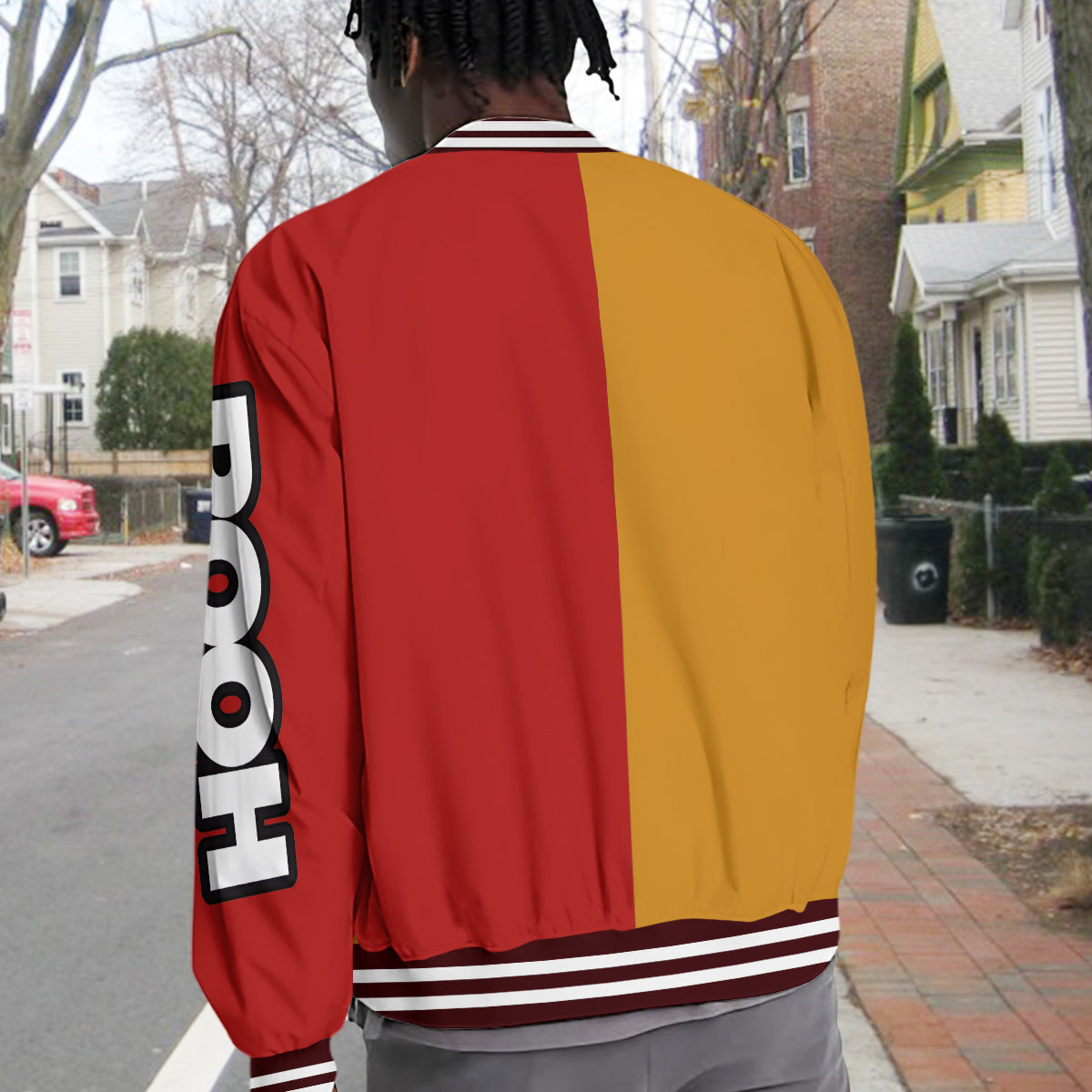 Yellow Bear Buddy - Personalized Yellow Bear Varsity Jacket