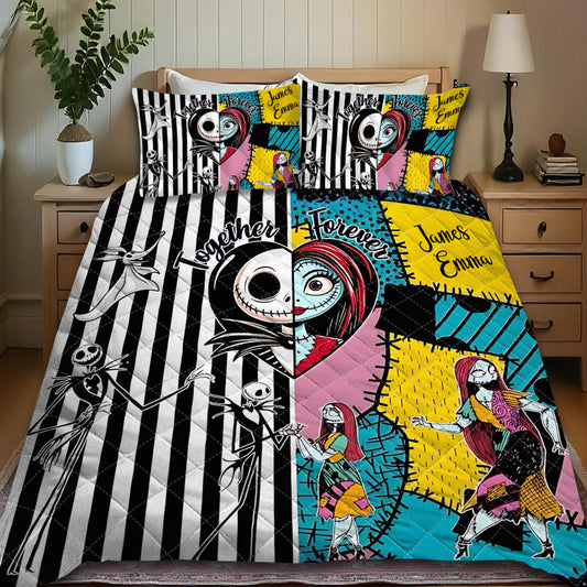 Together Forever - Personalized Nightmare Quilt Set