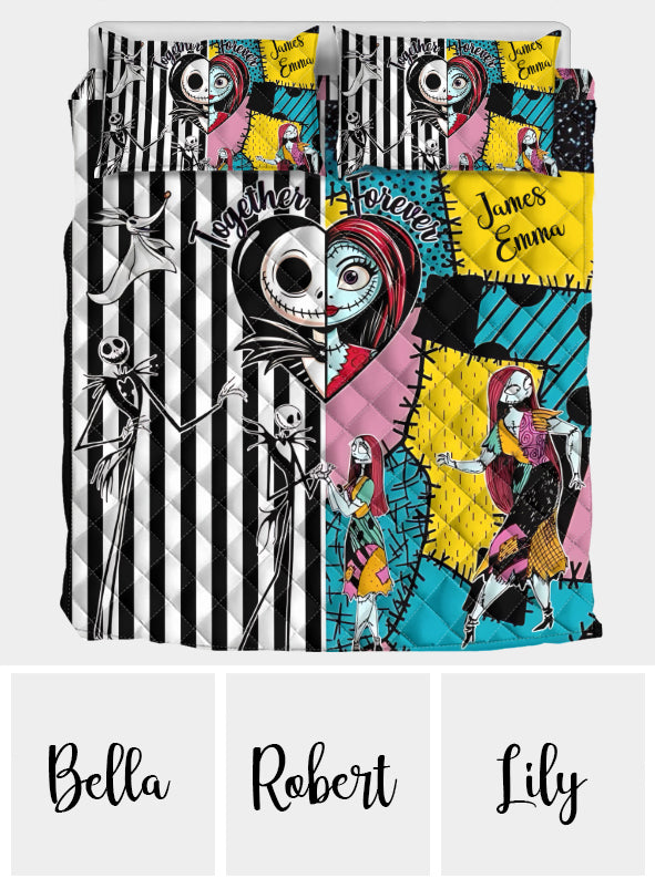 Together Forever - Personalized Nightmare Quilt Set
