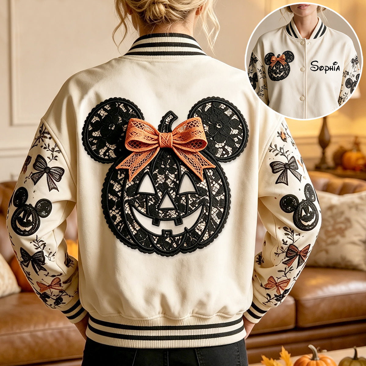 Belive In Magic - Personalized Mouse Varsity Jacket