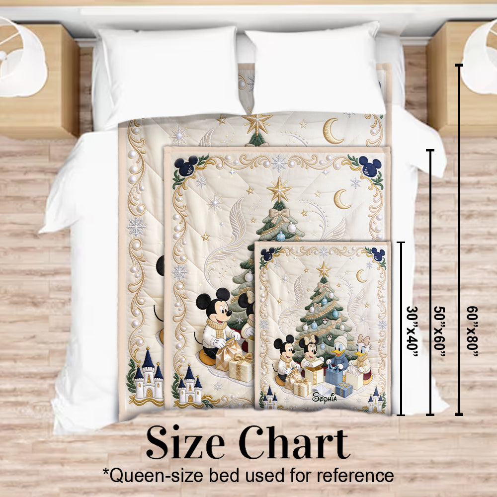 Merry Christmas - Personalized Mouse Blanket