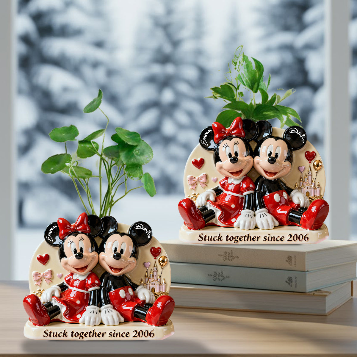 Stick Together - Personalized Mouse Custom Shape Acrylic Flower Vase