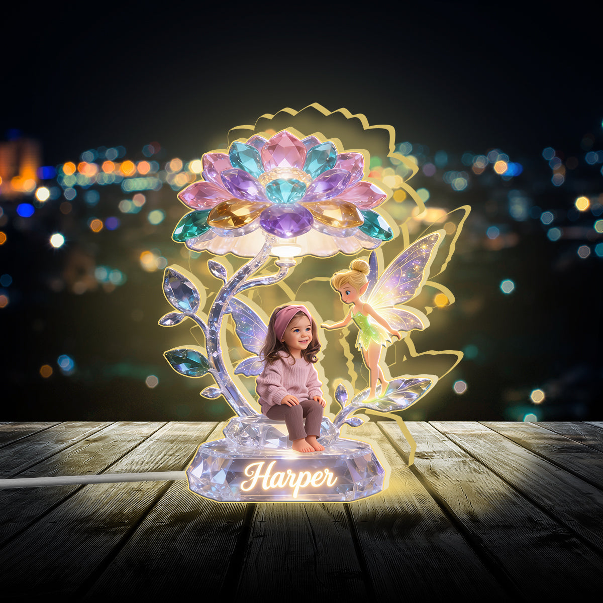 Custom Any Photo - Personalized Kid Acrylic LED Night Light