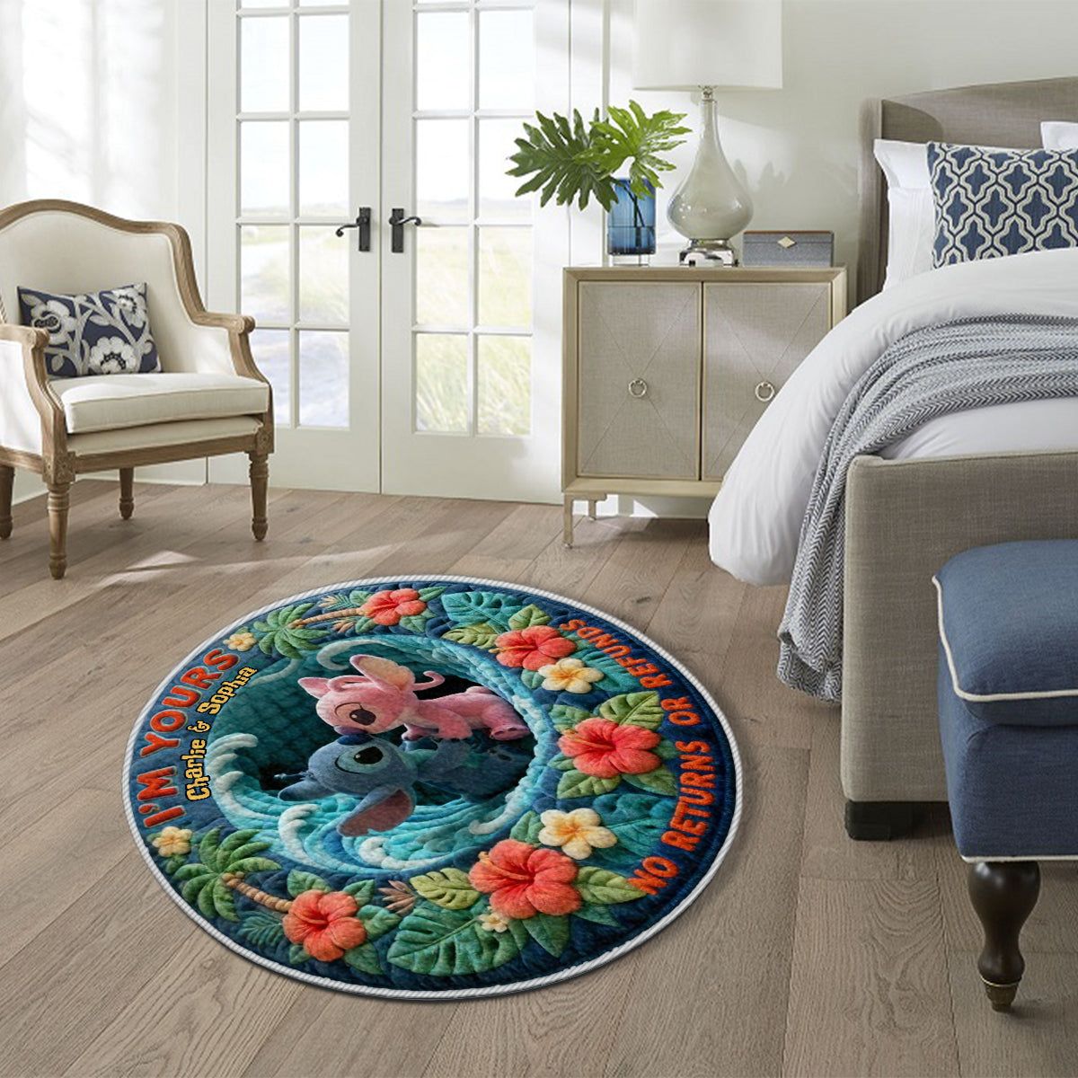I'm Yours - Personalized Ohana Non-Slip Tufted Rug