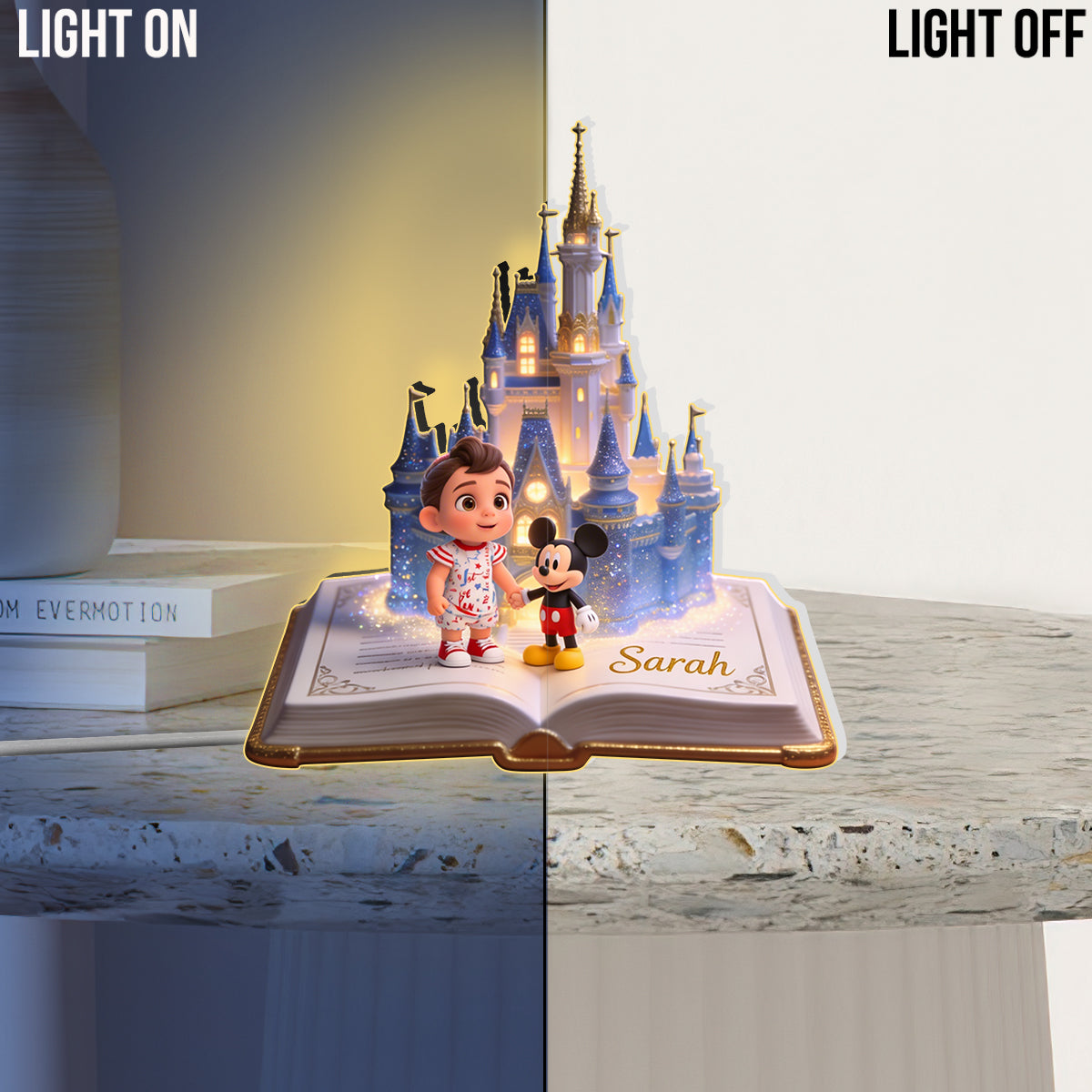 Custom Any Photo - Personalized Dream Trip Acrylic LED Night Light