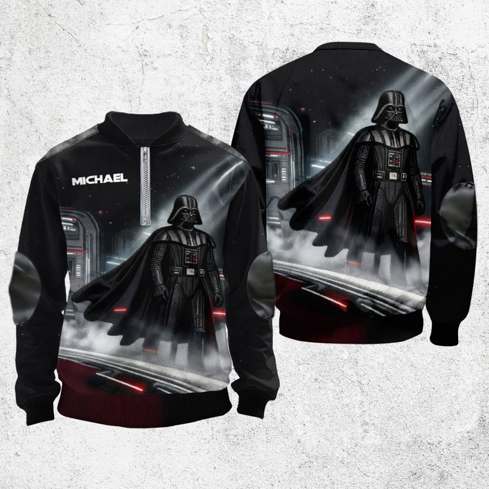 To The Dark - Personalized The Force Men Zip-Up Sweatshirt