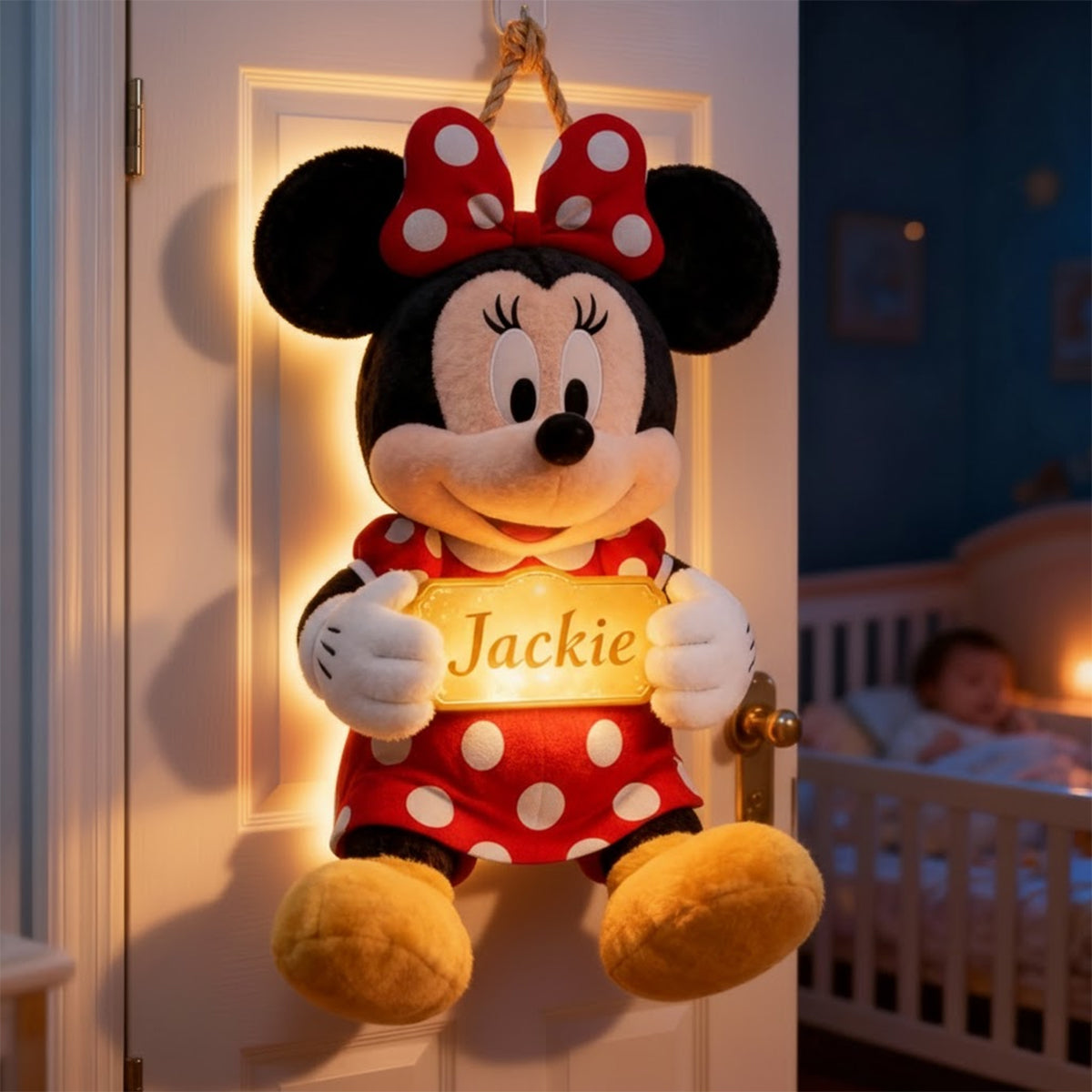 Magical Name Sign Room - Personalized Mouse LED Light Acrylic Sign