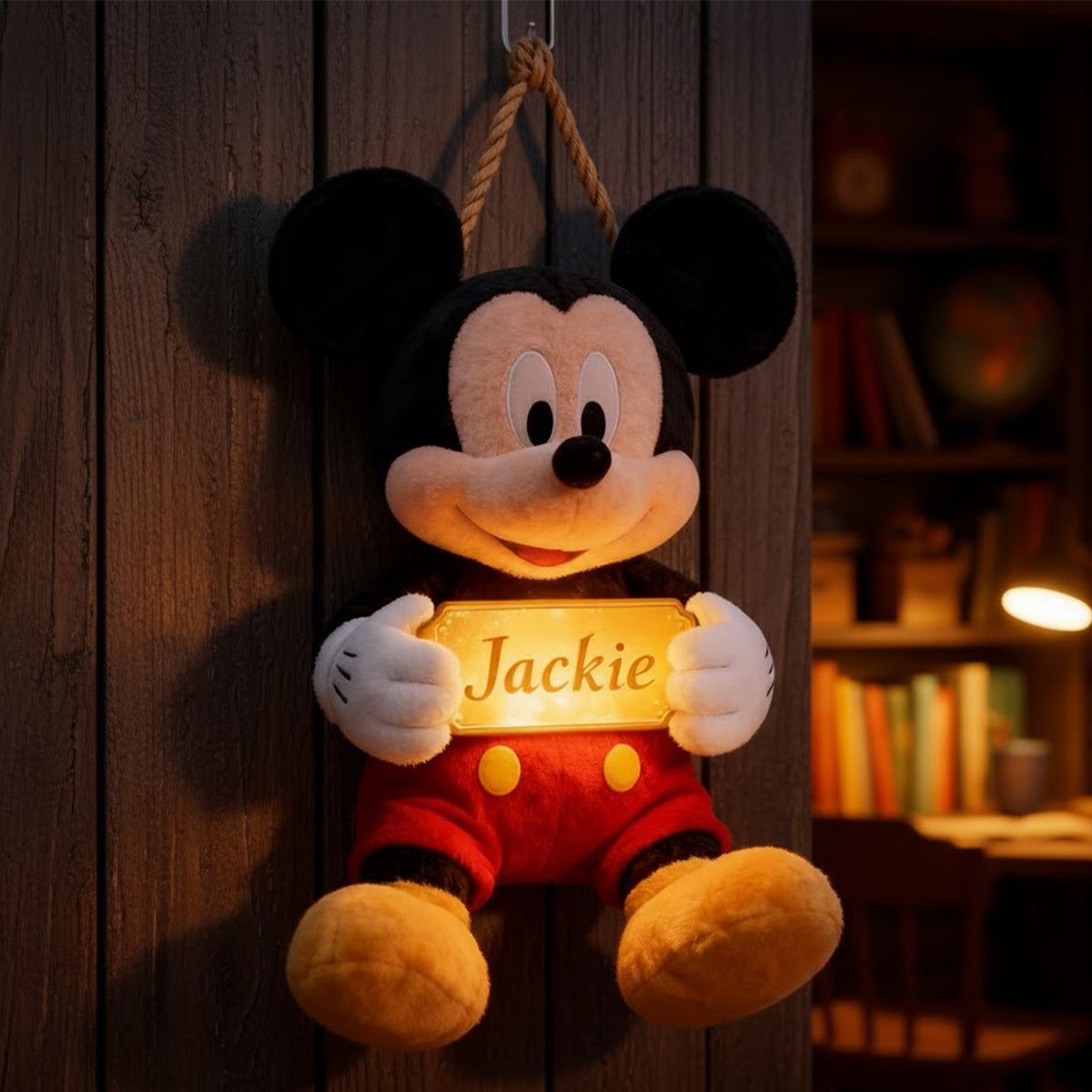 Magical Name Sign Room - Personalized Mouse LED Light Acrylic Sign