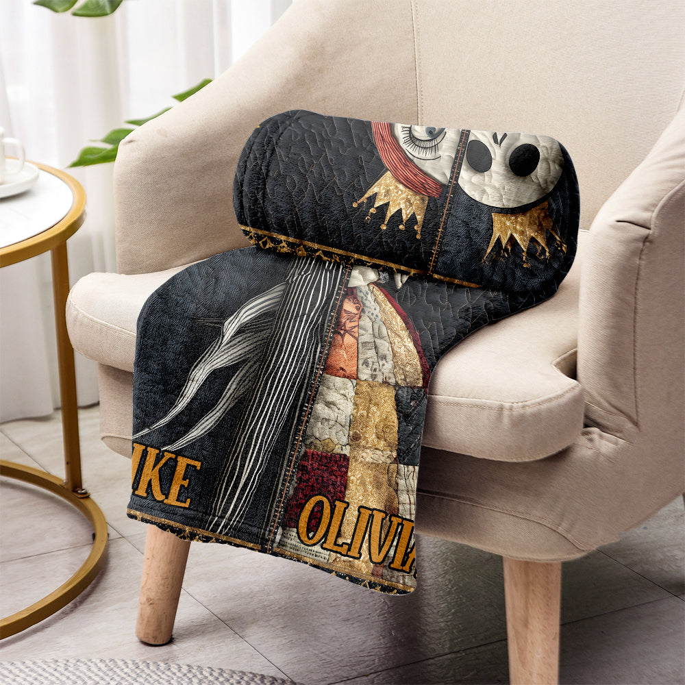 Her King His Queen - Personalized Nightmare Blanket