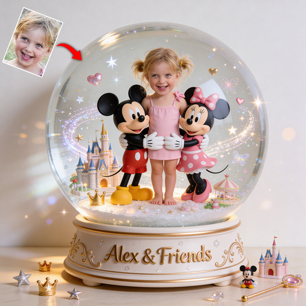 Cartoon Magical Mouse - Personalized Mouse Custom Shaped Acrylic Plaque