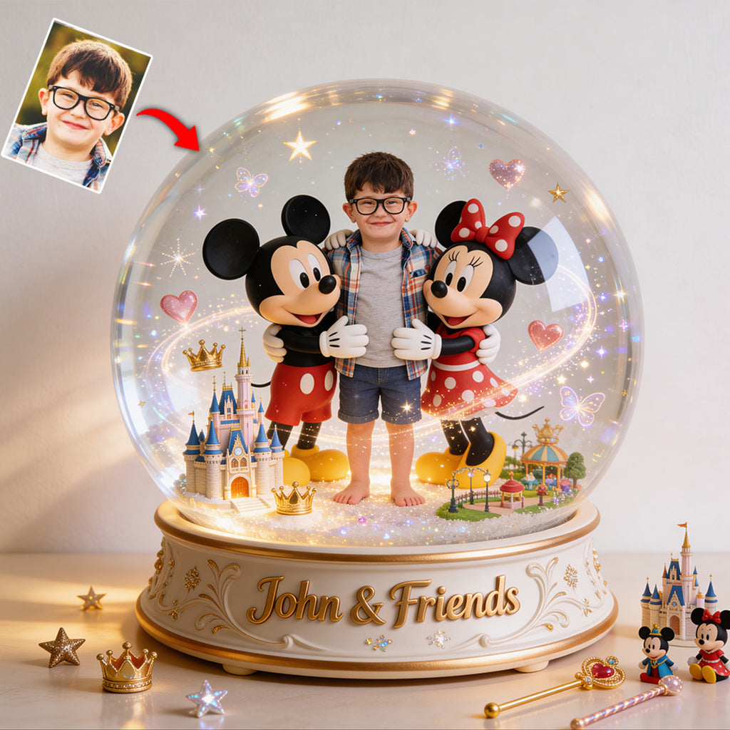 Cartoon Magical Mouse - Personalized Mouse Custom Shaped Acrylic Plaque