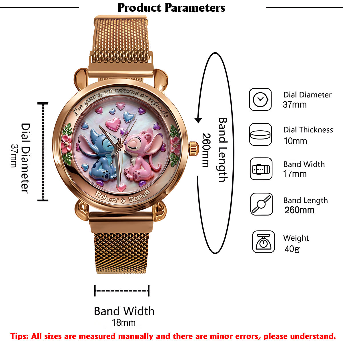 I'm Yours - Personalized Ohana Women Hand Watch