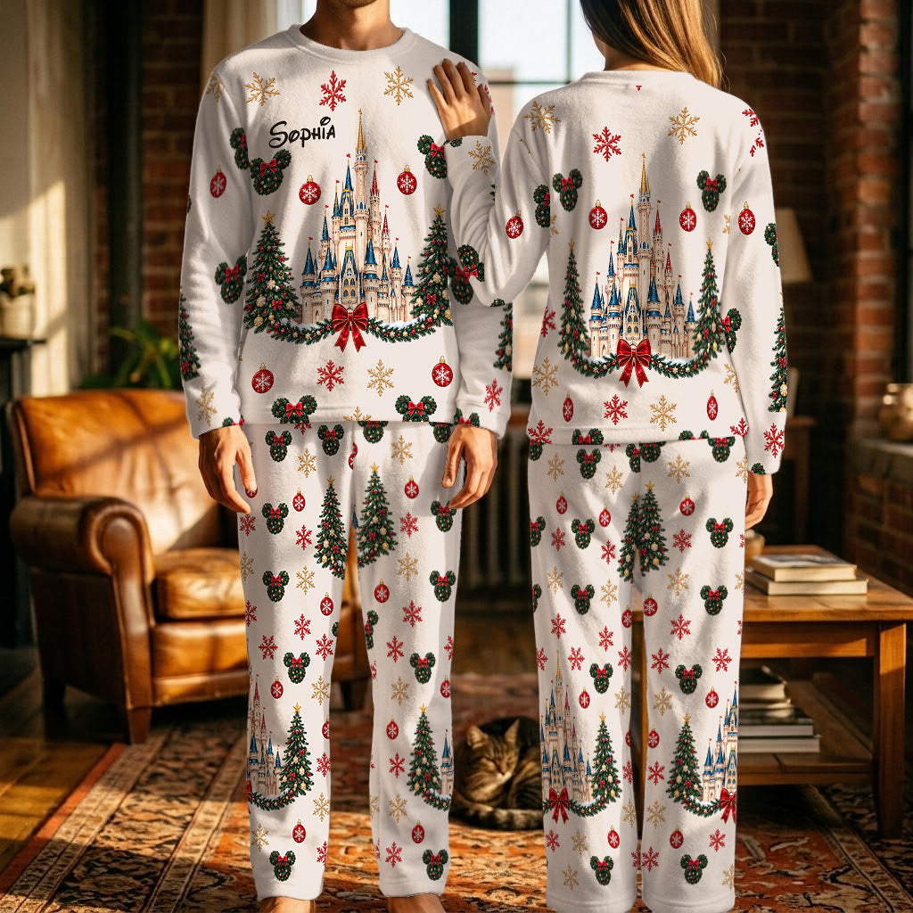 Merry Christmas - Personalized Dream Trip Fleece Lounge Set