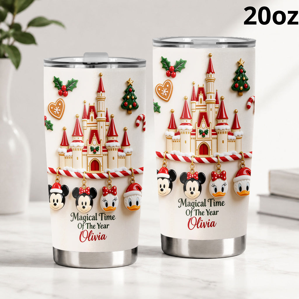 Magical Time Of The Year - Personalized Mouse Tumbler With Gift Box