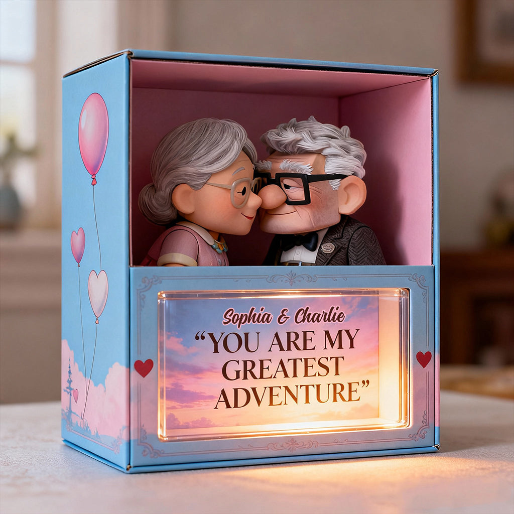 You Are My Greatest Adventure - Personalized Up Movie Couple Custom Shaped Acrylic Plaque