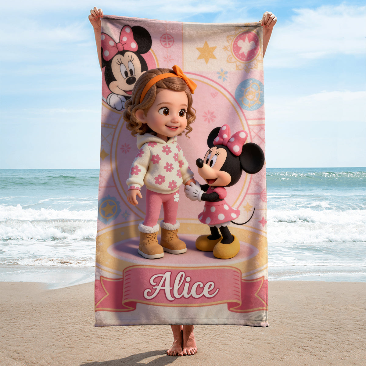 Custom Any Character - Personalized Kid Quick-dry Beach Towel/ Bath Towel