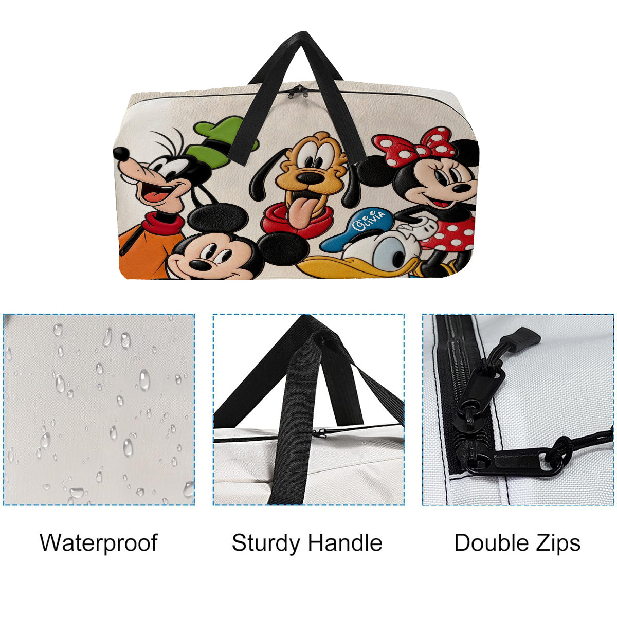 Friends - Personalized Mouse Luggage Cover