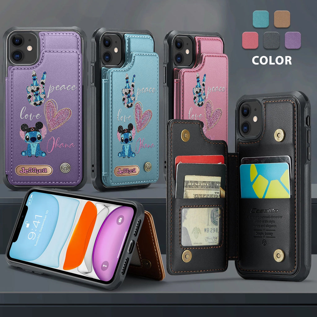 Ohana Means Family - Personalized Ohana Wallet Phone Case