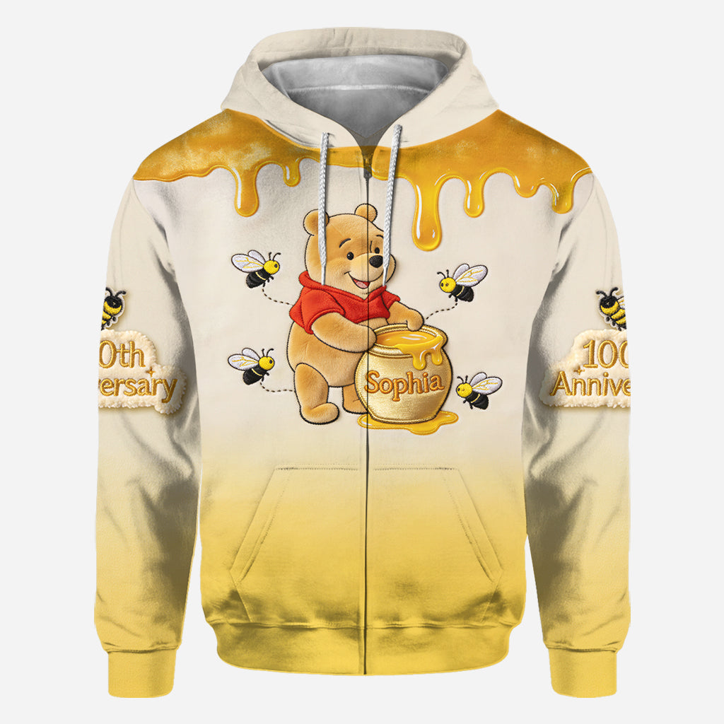 Honey Bear 100th Anniversary - Personalized Mouse All Over Shirt