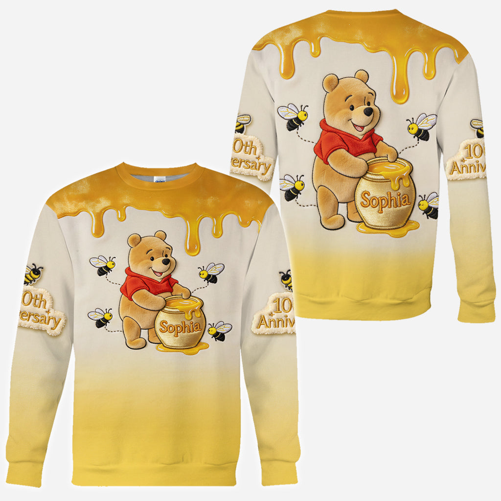 Honey Bear 100th Anniversary - Personalized Mouse All Over Shirt