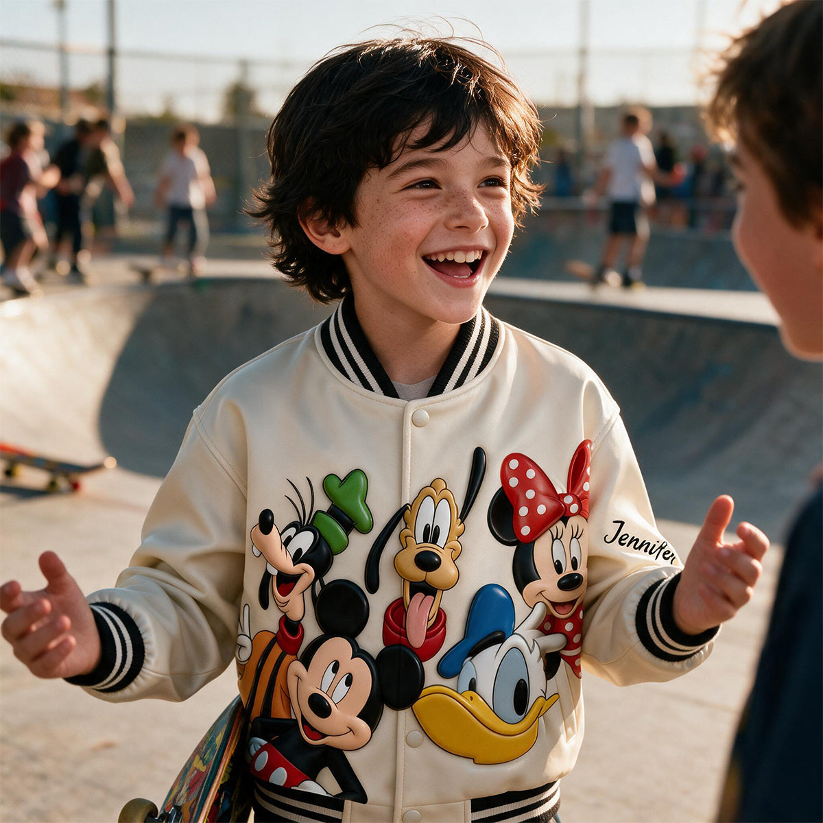Magical Friends - Personalized Mouse Varsity Jacket