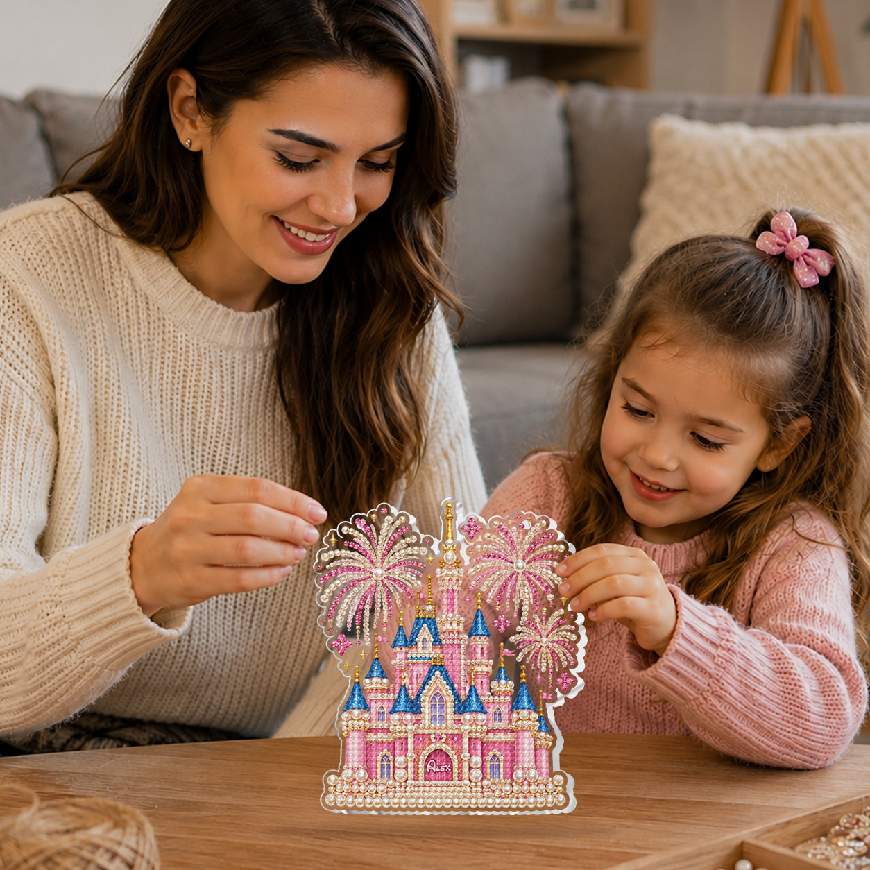 Magic Castle - Personalized Dream Trip Diamond Painting Ornament Kit