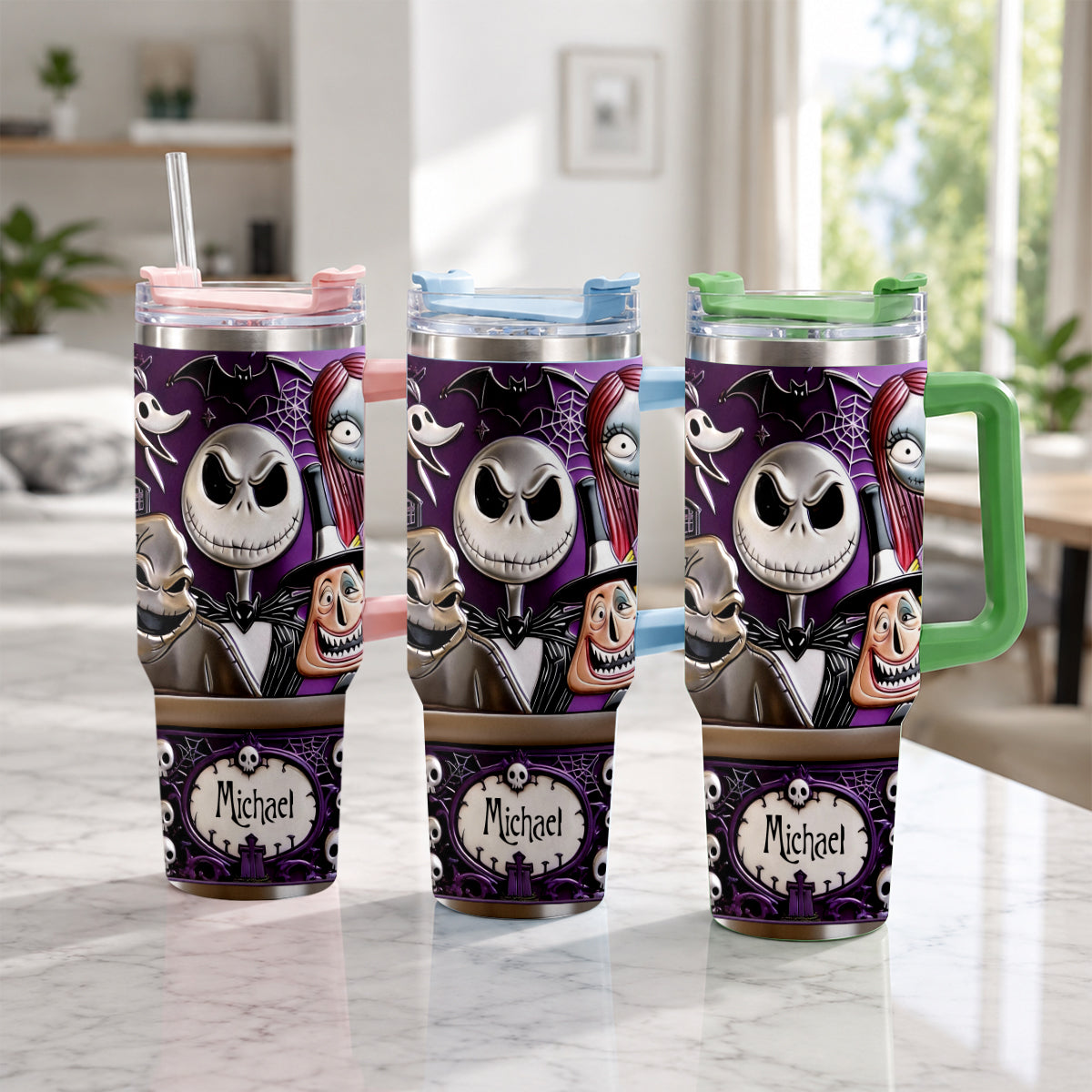 The Nightmare - Personalized Nightmare Tumbler With Plush Charm