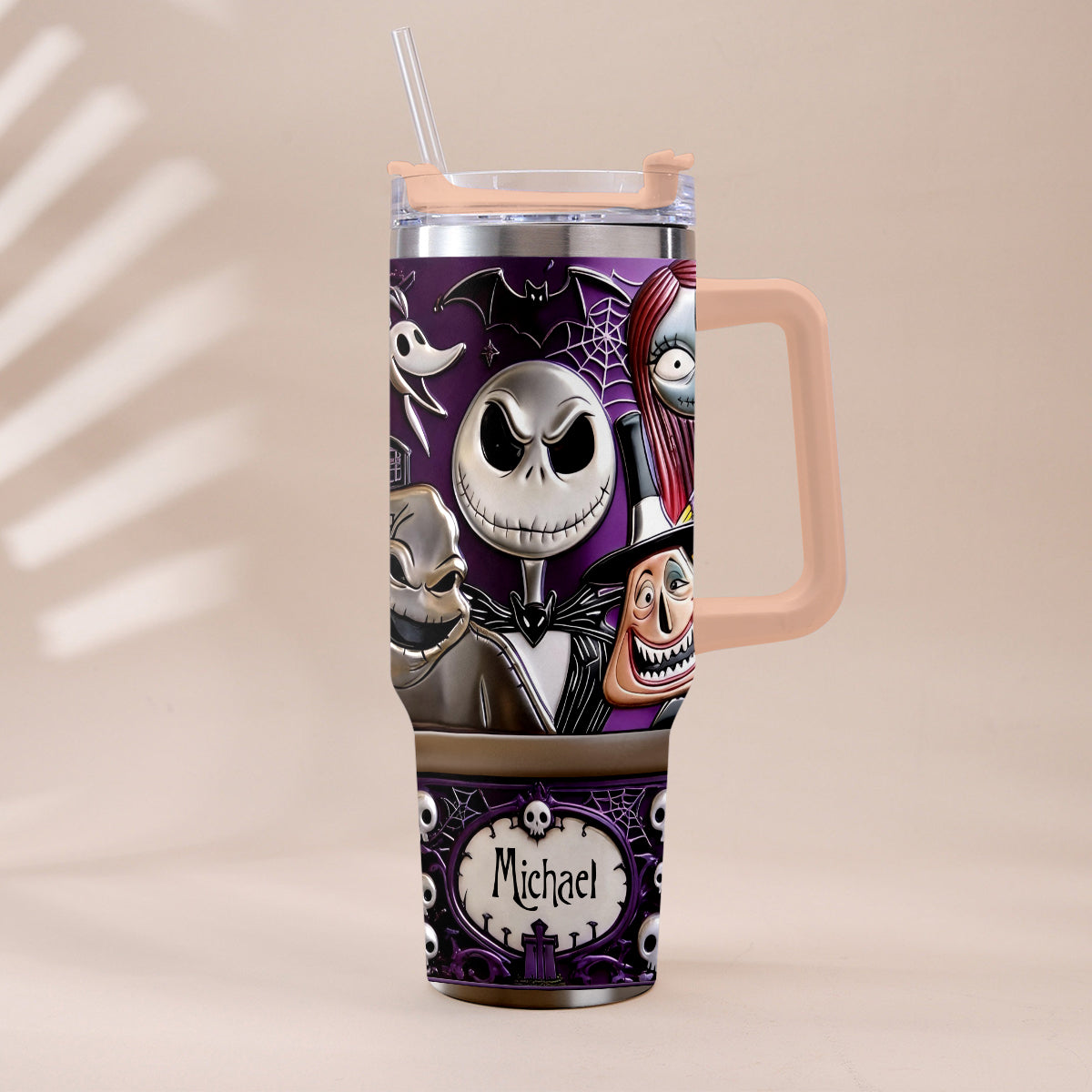 The Nightmare - Personalized Nightmare Tumbler With Plush Charm